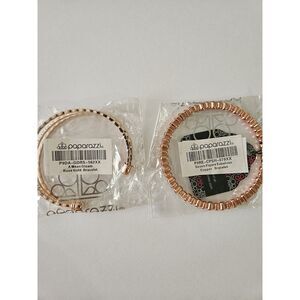 Paparazzi Rose Gold Bangles - Set of 2